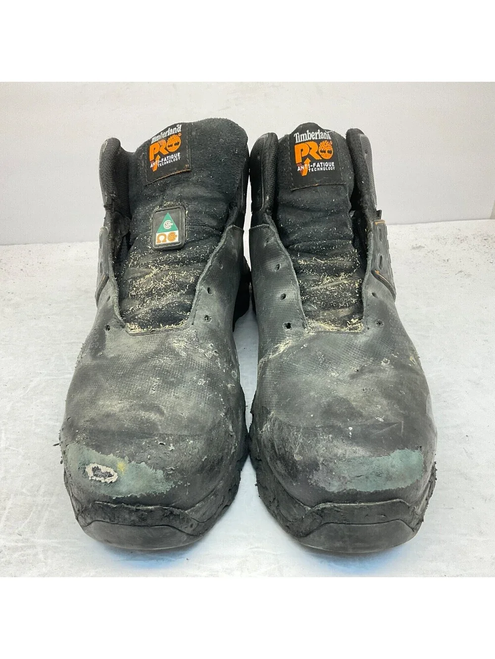 Timberland PRO Men's Mid-Cut Ridgework Comp Toe Work Boots A1OP6 Black Size 11W